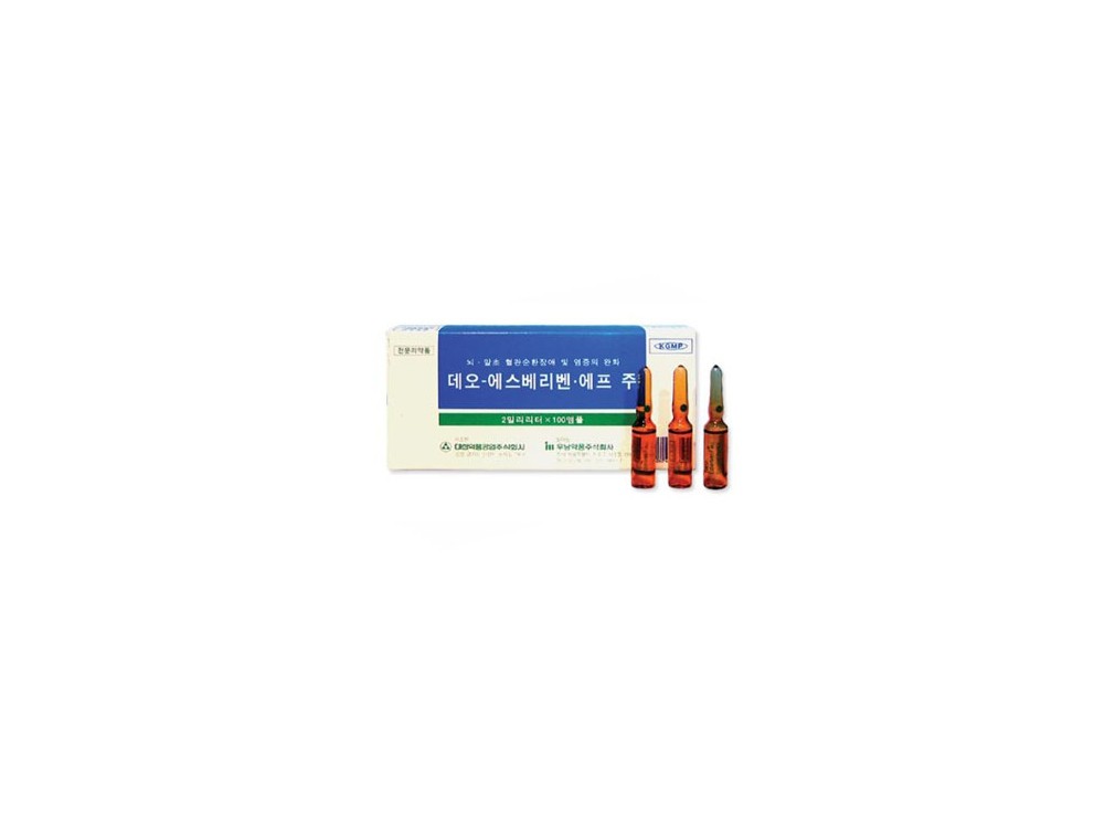 데오에스베리벤에프주(비급여) 2ml*100A / 대한약품